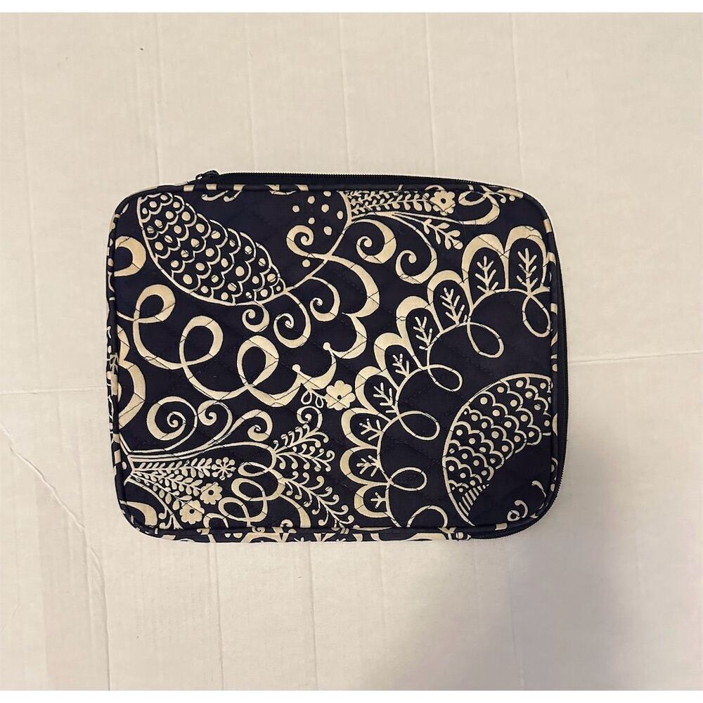 Vera Bradley Brown Floral Zippered Tablet Case Sleeve